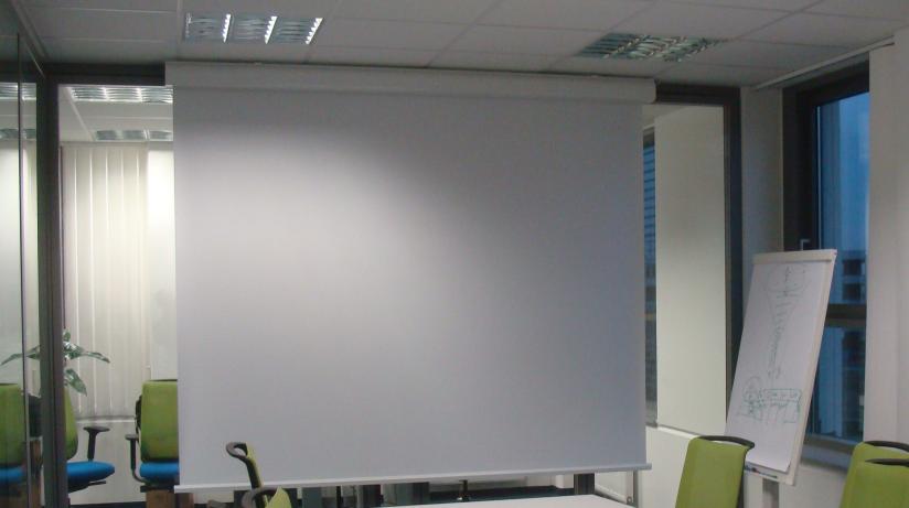 Dia Leinwand für Besprechungsraum