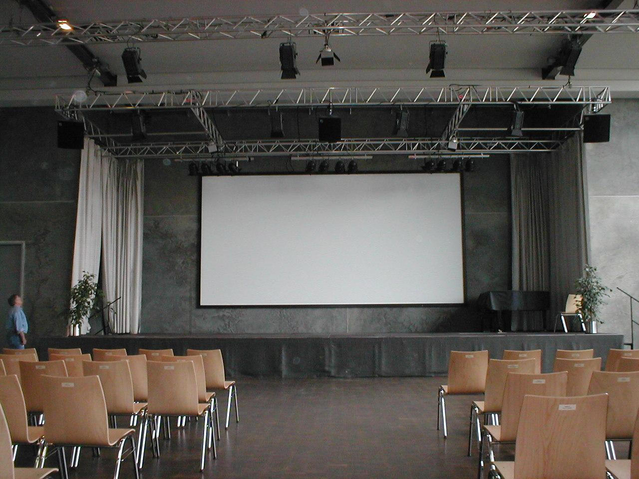 Kinoqualität Rahmenleinwand